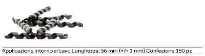 SPIRALI PROTEZ. TELAI BLACK 150