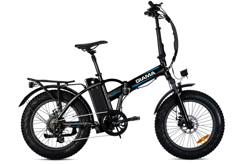 E-BIKE ALPHA -BLACK CARBON MATT- XOFO 250W 36V BATTERIA 36V 13AH 468WH