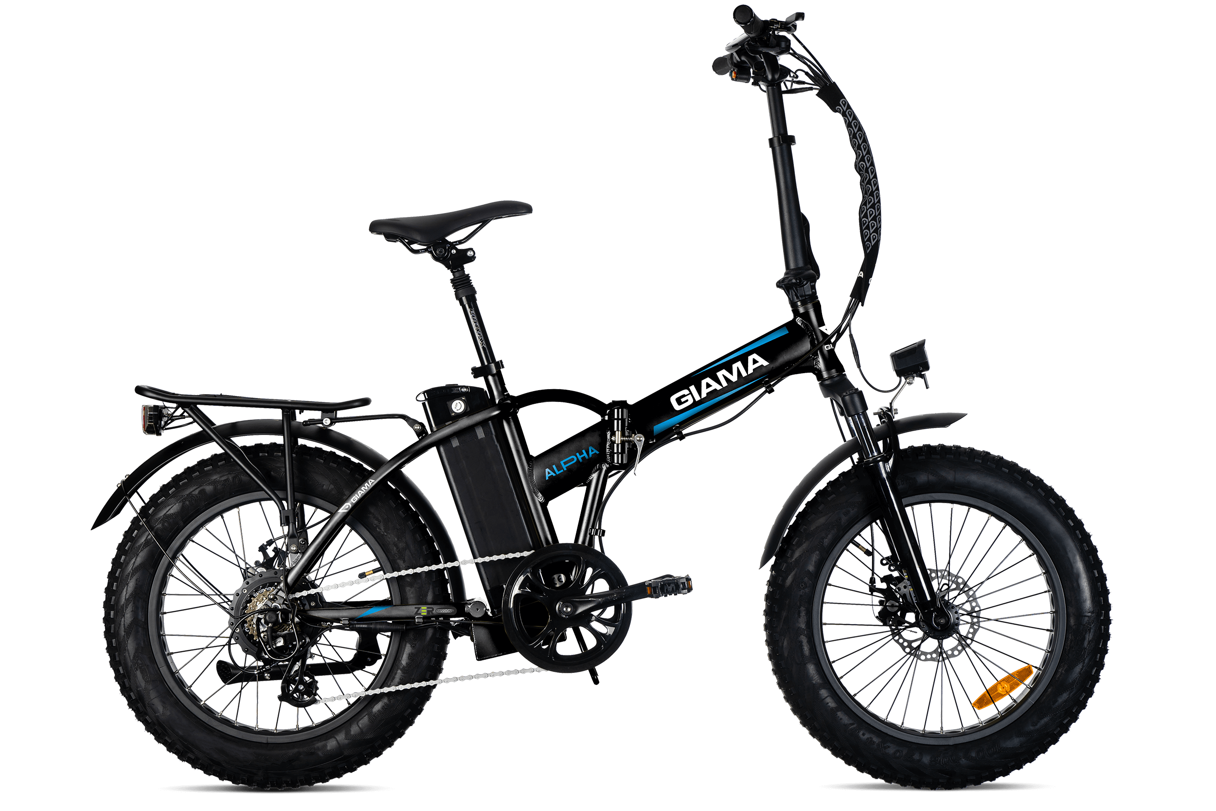 E-BIKE ALPHA -BLACK CARBON MATT- XOFO 250W 36V BATTERIA 36V 13AH 468WH