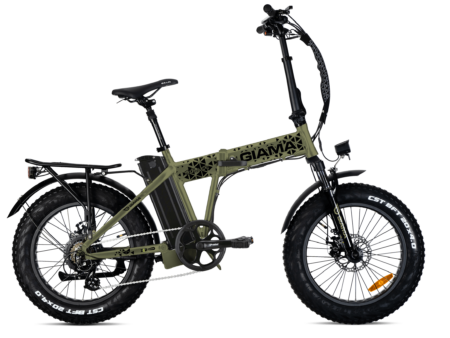 E-BIKE MULLET- OLIVE MATT- BAFANG 250W 36V- BATTERIA 36V 13AH 468WH