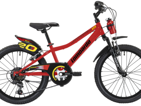 LD 20 VULCANO RACE 6SP RED LOLLIPOP/BLACK GLS 27CM