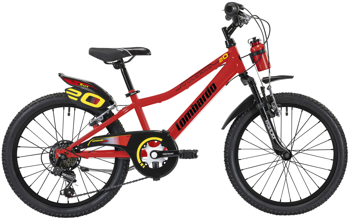 LD 20 VULCANO RACE 6SP RED LOLLIPOP/BLACK GLS 27CM
