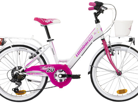 LD 20 MARIPOSA 6 SPEED WHITE/FUCHSIA GLOSSY 33CM