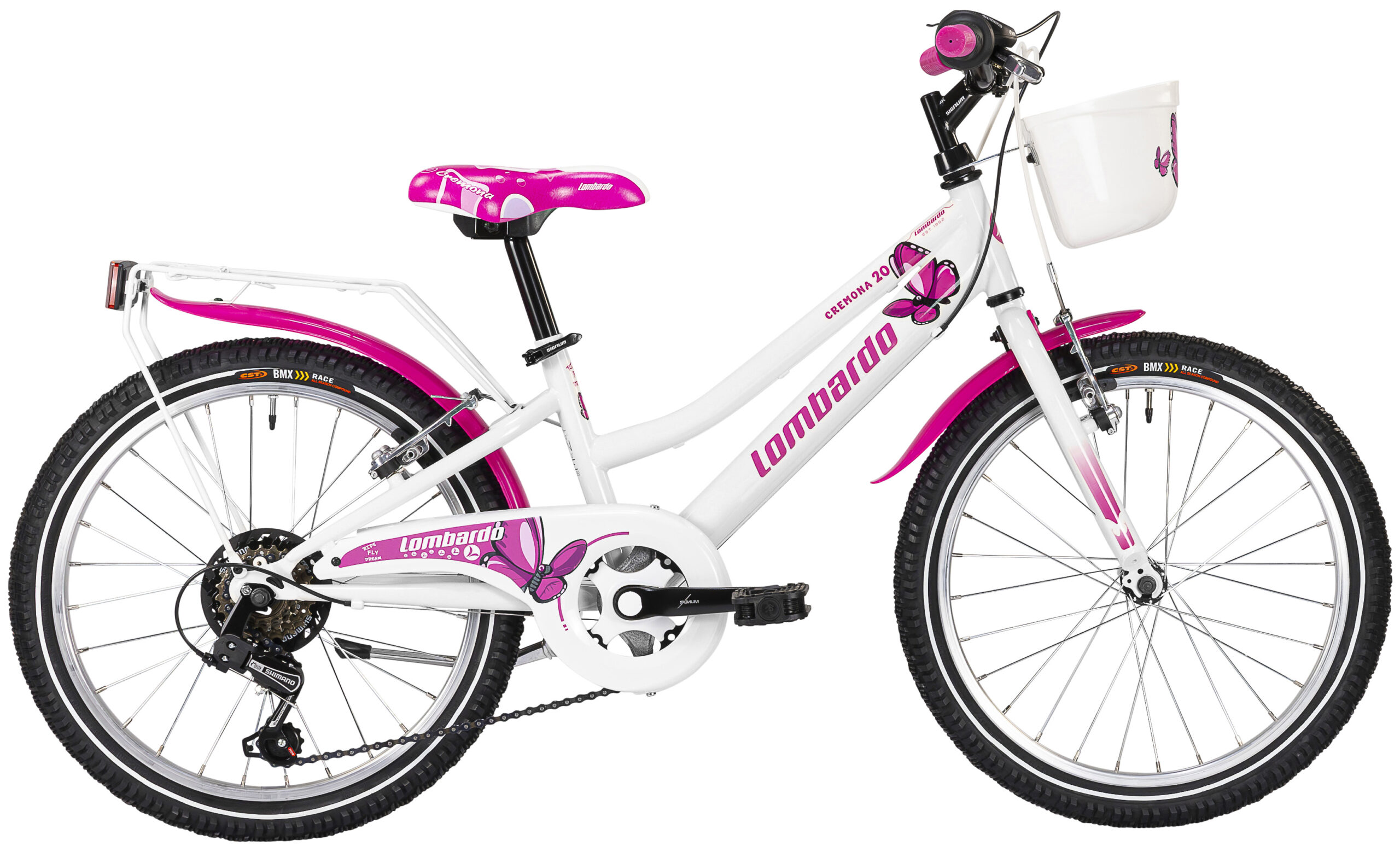 LD 20 CREMONA S/S WHITE/FUCHSIA GLOSSY 27CM