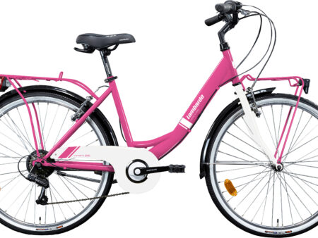 LD 24 RIMINI 6 SPEED PINK GUM/WHITE GLOSSY 35CM